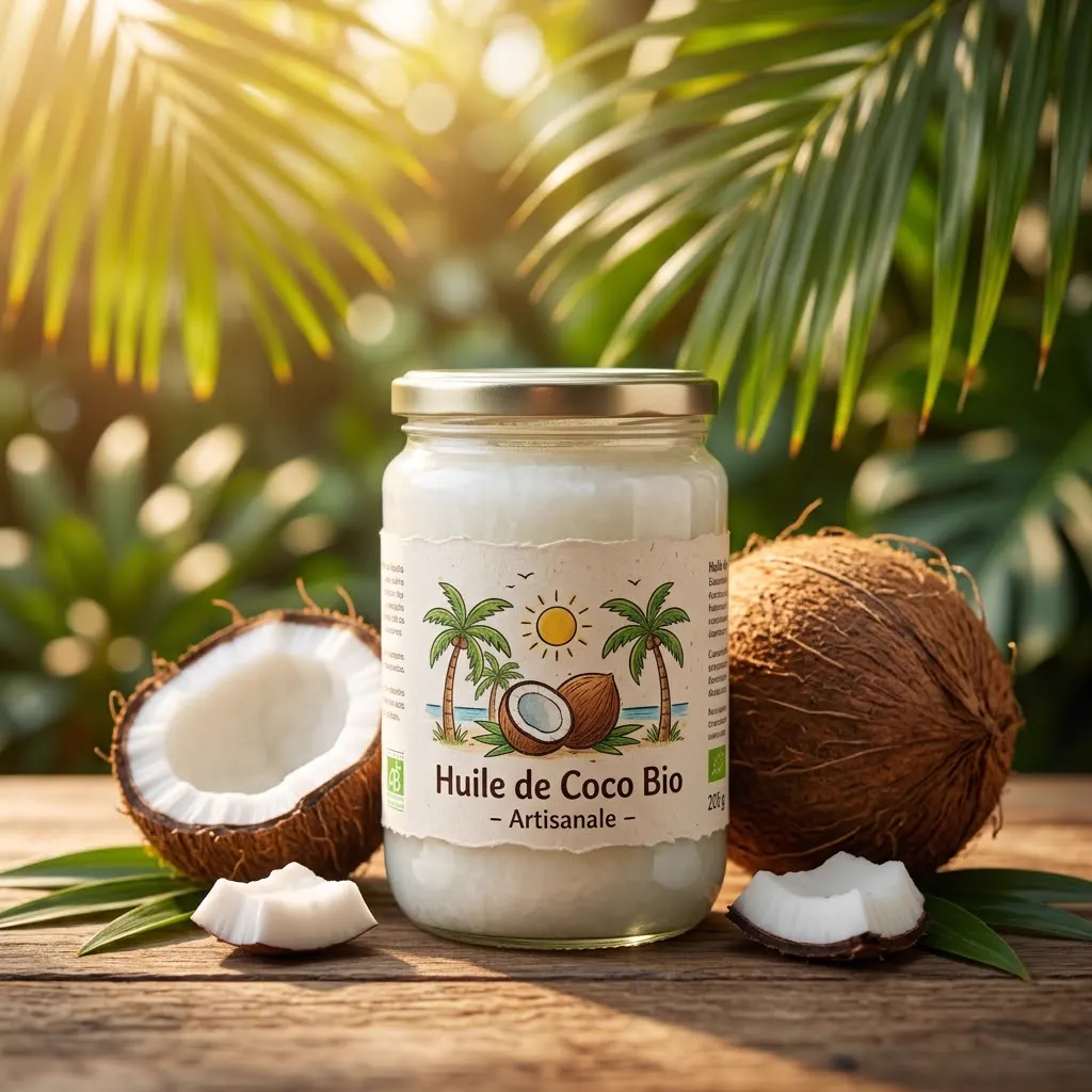 Huile de coco